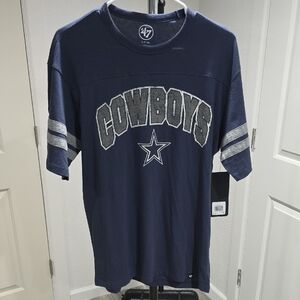 47 Brand Cowboys Dark Blue Tee
